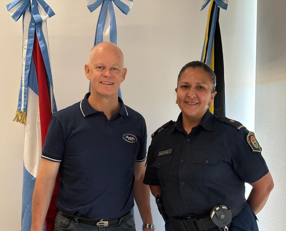 La nueva jefa de la Comisaría de Santa Ana se reunió con el Intendente de esa localidad