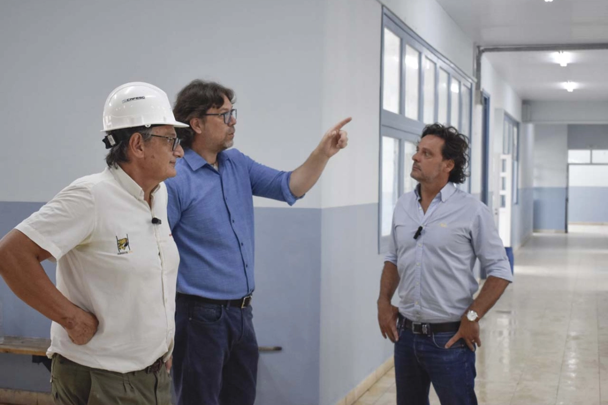 CAFESG finalizó las obras de infraestructura sanitaria en una escuela concordiense