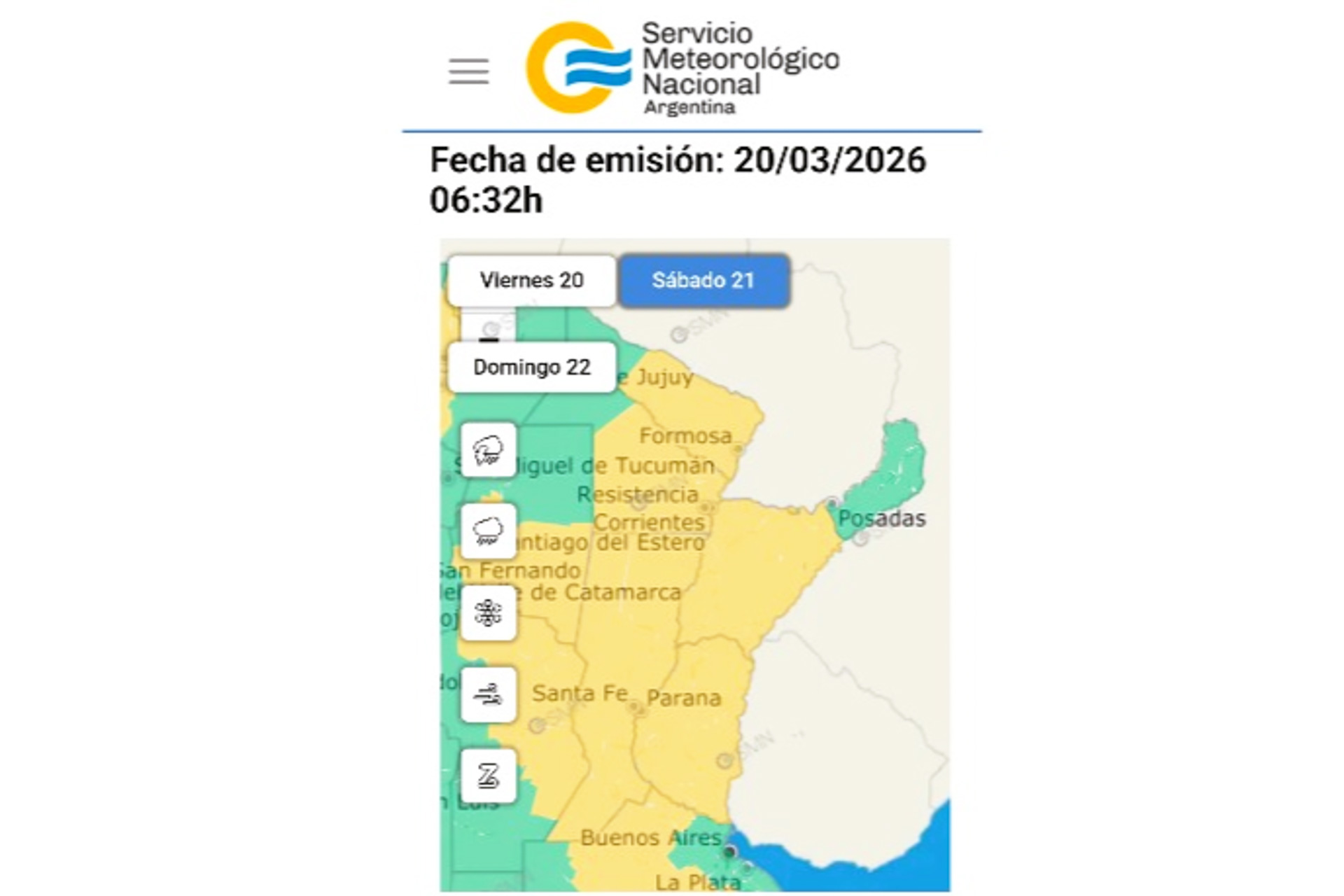 Renuevan recomendaciones ante alerta naranja por fuertes tormentas