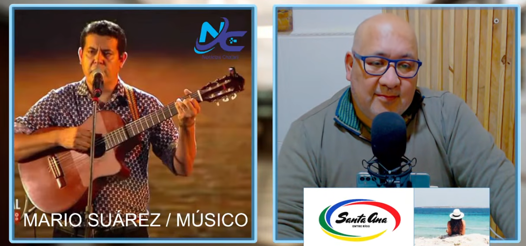 Será un placer visitarlos porque Chajarí es un pueblo chamamecero, dijo el músico Mario Suarez