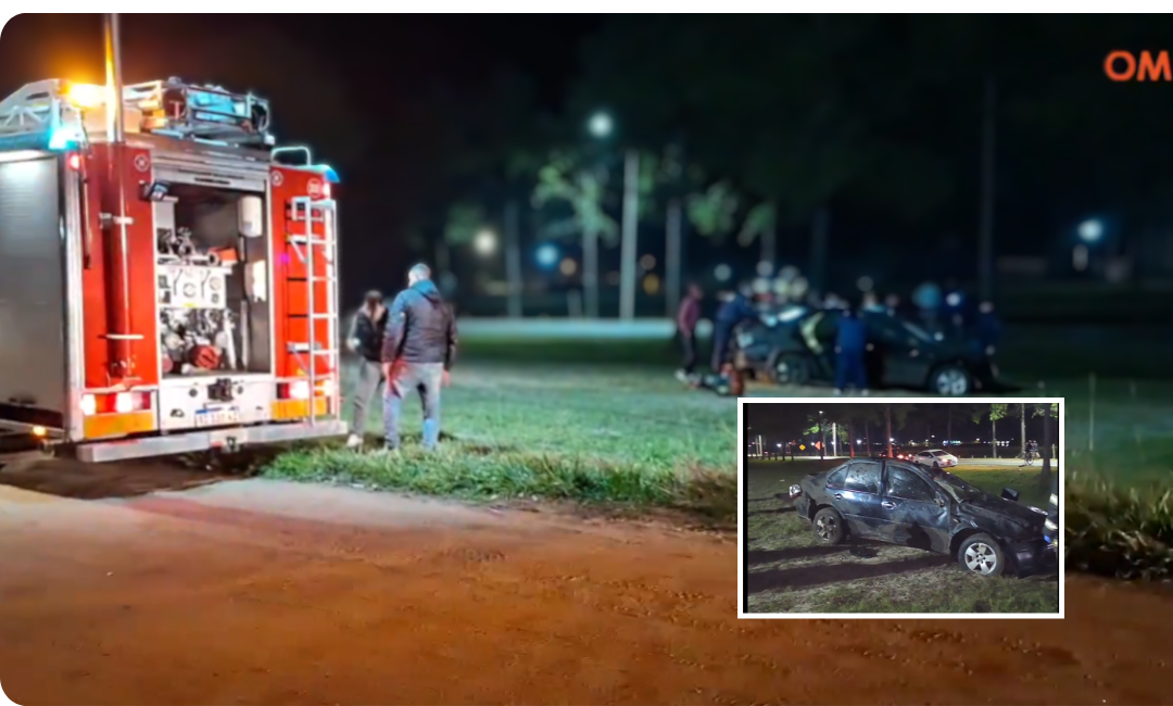 Grave accidente en el acceso a Federación: chocaron un auto y una moto