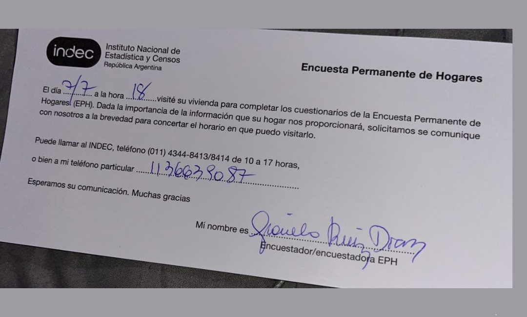 ALERTA EN CHAJARÍ: Vecinos advierten en grupos de WhatsApp por falsos censistas que roban en las casas