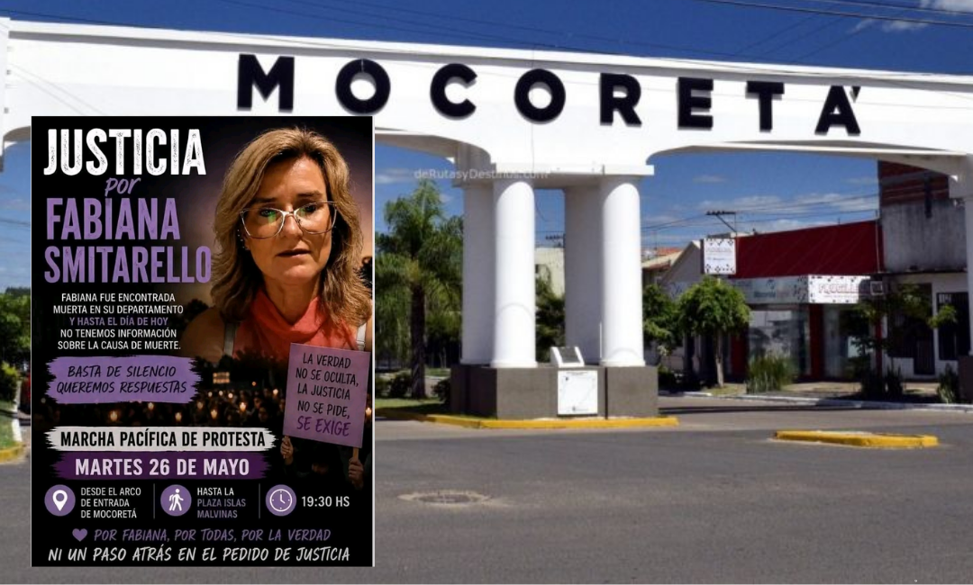 Convocan a una marcha pacífica en Mocoretá para exigir justicia por la muerte de Fabiana Smitarello