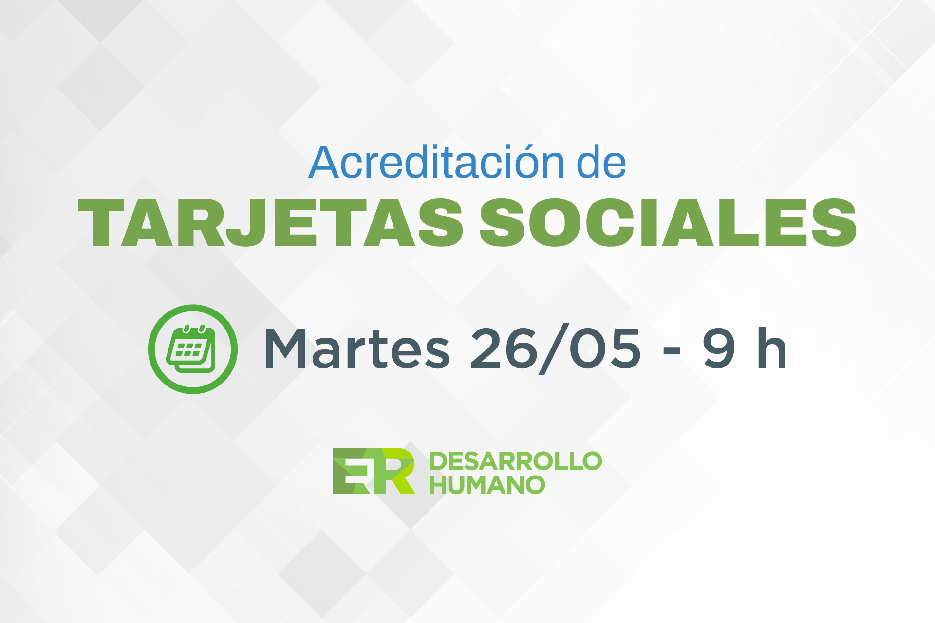 Se acreditaron los fondos de las Tarjetas Sociales este martes