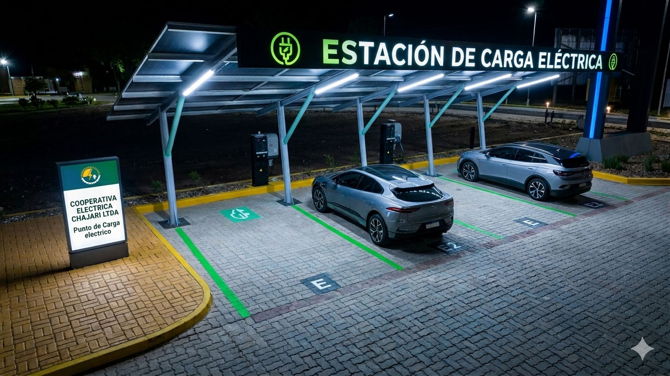 Termas podría tener estacionamiento solar y estación de carga de vehículos eléctricos
