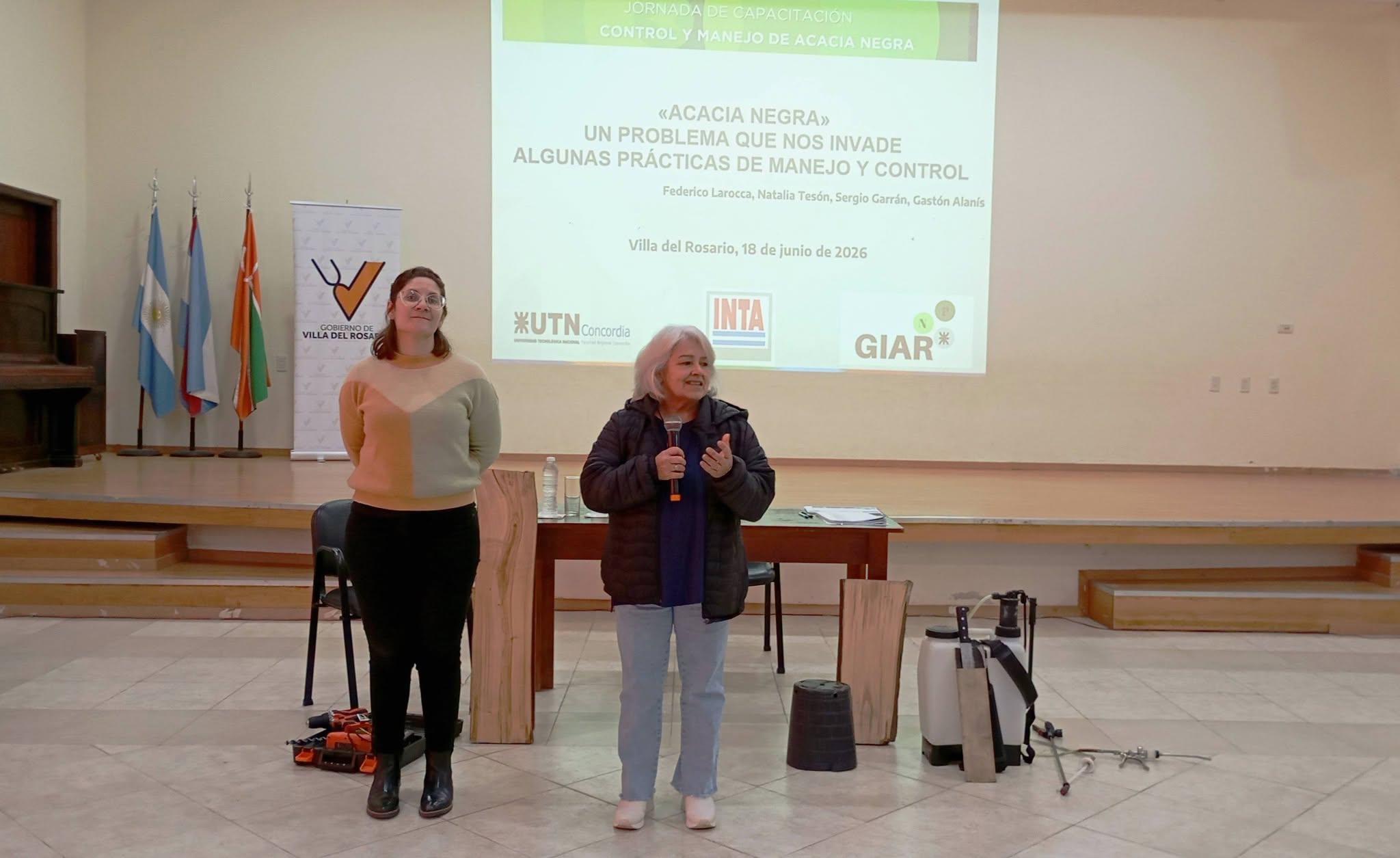 Villa del Rosario: se realizó la capacitación en el control y manejo de la Acacia Negra