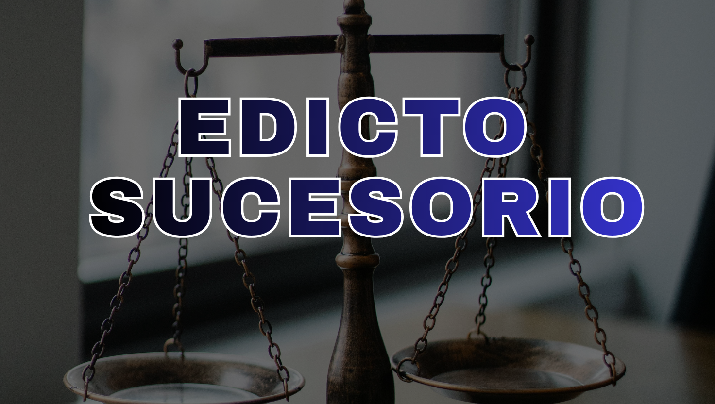 SOLICITUD DE PUBLICACIÓN EDICTO SUCESORIO