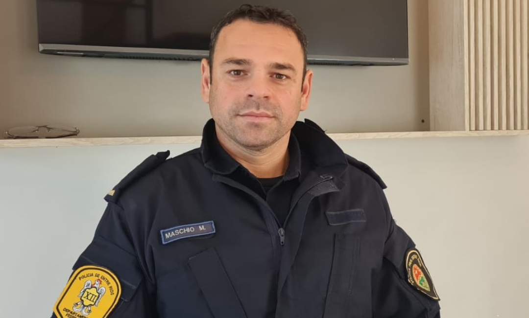 Restituyeron al comisario Mauricio Maschio al servicio activo en Chajarí
