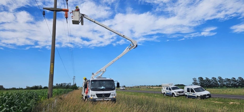 Enersa anuncia un corta por mantenimiento en la línea de alta tensión Chajarí-Los Conquistadores