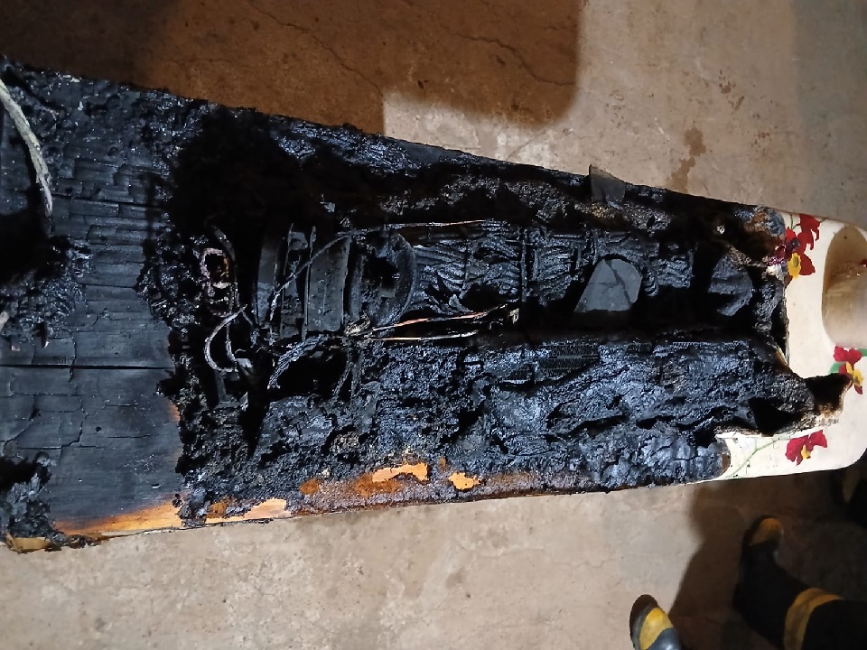 Mocoretá: artefacto eléctrico casi provoca una tragedia