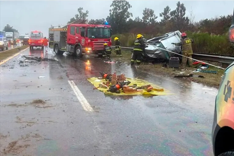 Dieron a conocer las identidades de la familia que murió en un siniestro vial en Ruta 12