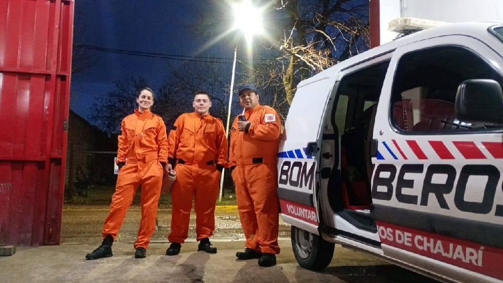 Bomberos de Chajarí participaron de una capacitación en K9